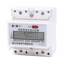 单相导轨式电力仪表